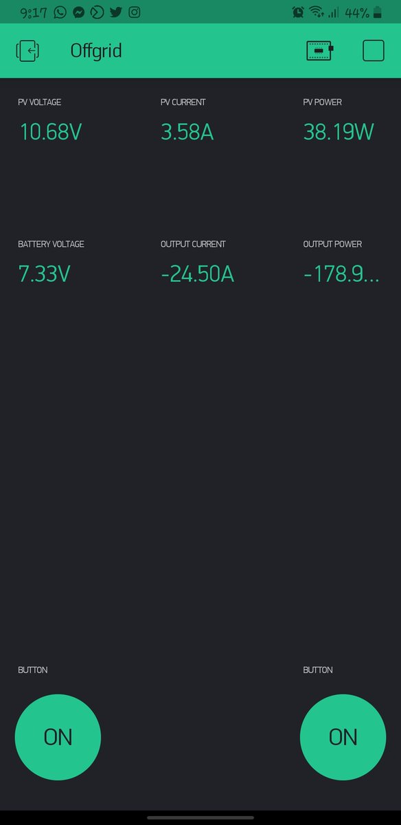kpgtharaka's tweet photo. Always programming part is my thing.
Did some experiments with #NoddeMCU #arduino #promini with blynk
Finally able to monitor voltage and current remotely.
12V with 3x LED strip to check current. Still need to caliberate output of #ACS712
#IoT #solarenergy #powermeter https://t.co/w57IQhZzxH