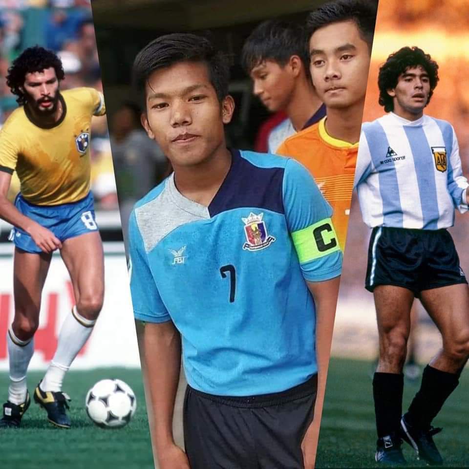 KaungSatThar9's tweet photo. Chit Bo Nyein, Myanmar youth footballer, who captains Hanthawaddy U-21 FC, was killed by Myanmar military junta during Myanmar Spring Revolution.His name and his heroic act shall certainly be remembered as a brave footballer. 
#WhatsHappeningInMyanmar 
#BurmaCoup https://t.co/GbqLeN8lyQ