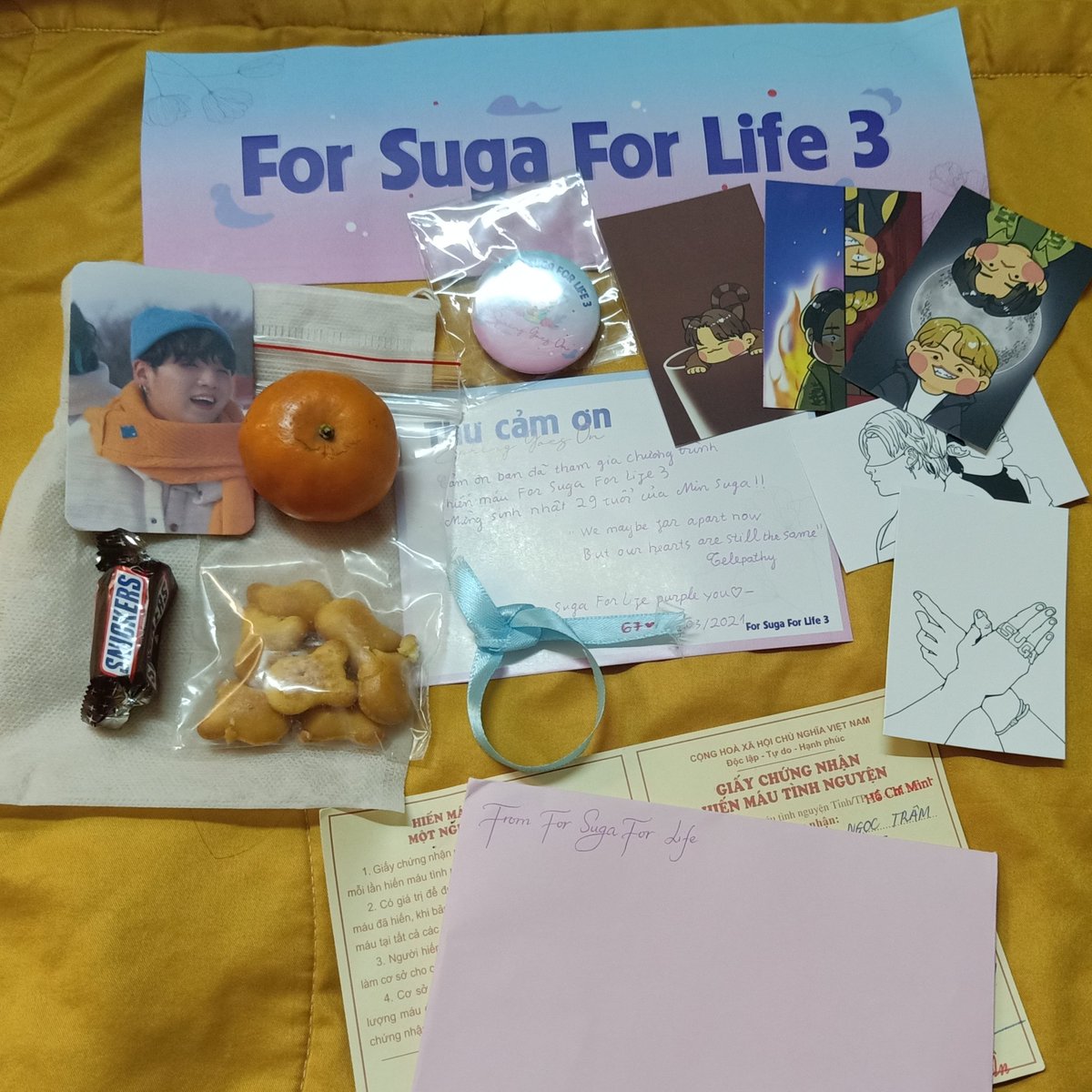 chamcham_nt's tweet photo. I'm honoured to be one part of "For Suga For Life S3" 🥰
Thanks for all the enthusiastic staff and our sweet family ARMY 💜
Let's give a hug to each other 🤗luv u all ❤️
#FSFL3 #FORSUGAFORLIFE3 #SPRINGGOESON @FSFL_VN @BTS_twt https://t.co/s0nm0MrNKR