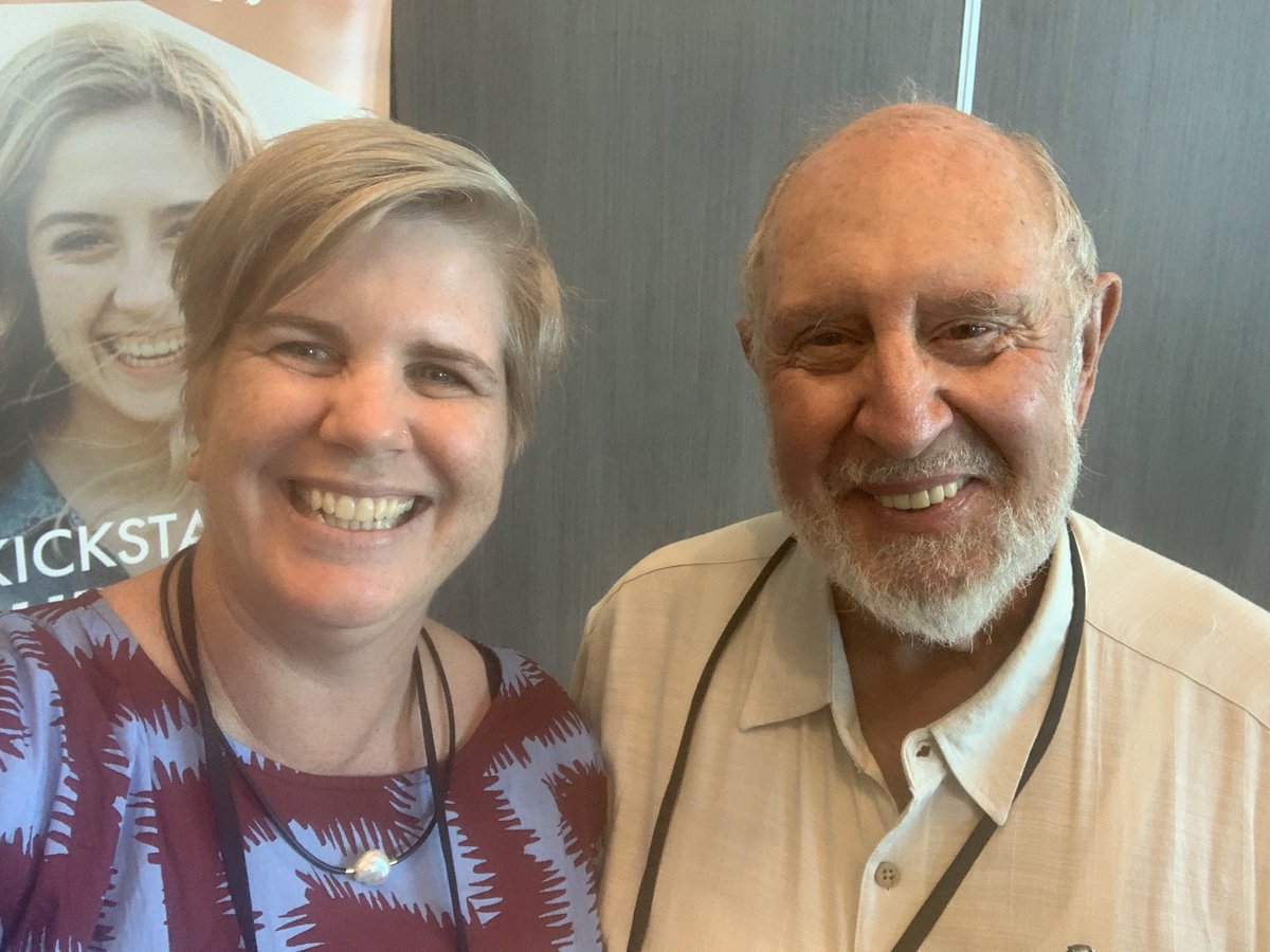 #CelebritySpotting at @RuralHealthWes1 conf.  Two of the best: Prof Max Kamien and @ACRRM President @drsarahchalmers 💚💚