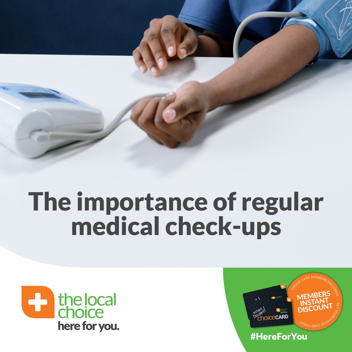 LocalChoiceVS's tweet photo. Make it a habit to take care of yourself and your health throughout your life. Good health habits can help you live a longer, happier, and healthier life.

Contact @LocalChoiceVS for trusted health advice.

#RegularCheckups | #TheLocalChoiceVrystaat | #HereForYou https://t.co/XouNg2bkT0