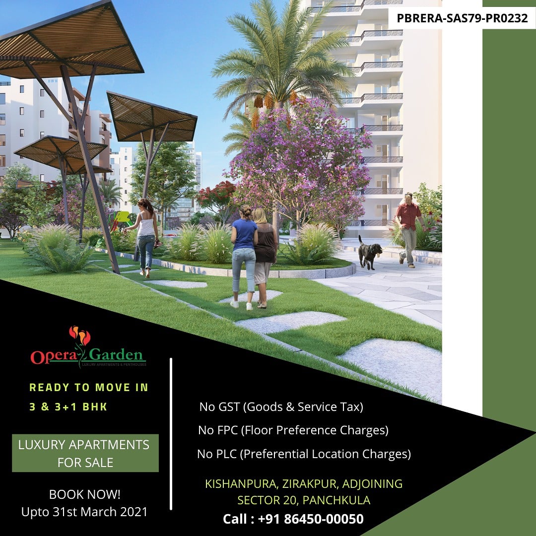 operaccplgroup's tweet photo. Opera Garden - The Epicenter of Luxury and Convenience. 
Ready to Move 3 BHK , 3+1 BHK Apartments.

For queries please contact us on +𝟗𝟏 𝟖𝟔𝟒𝟓𝟎 𝟎𝟎𝟎𝟓𝟎.
Email: 𝐢𝐧𝐟𝐨@𝐨𝐩𝐞𝐫𝐚𝐠𝐚𝐫𝐝𝐞𝐧.𝐢𝐧
#operagarden #panchkula #happy #home #apartments https://t.co/e35ppum1gw