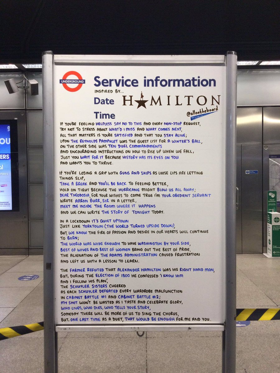 allontheboard's tweet photo. It’s #WorldTheatreDay, so we didn’t want to throw away our shot at writing a tribute to Hamilton: The Musical, one of the best musicals ever. @allontheboard 

#Hamilton #HamiltonLDN @HamiltonMusical @HamiltonWestEnd @Lin_Manuel 

‘All On The Board’ book - https://t.co/sOrkgCWuNE https://t.co/uc8lYoB2qV