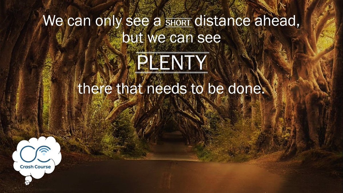 o_crashcourse's tweet image. •• يمكننا أن نرى فقط مسافة قصيرة للأمام ولكن يمكننا أن نرى الكثير مما يجب القيام به •• 
🌼🍂

#wise_pieces..
#o_crash_course..🌹