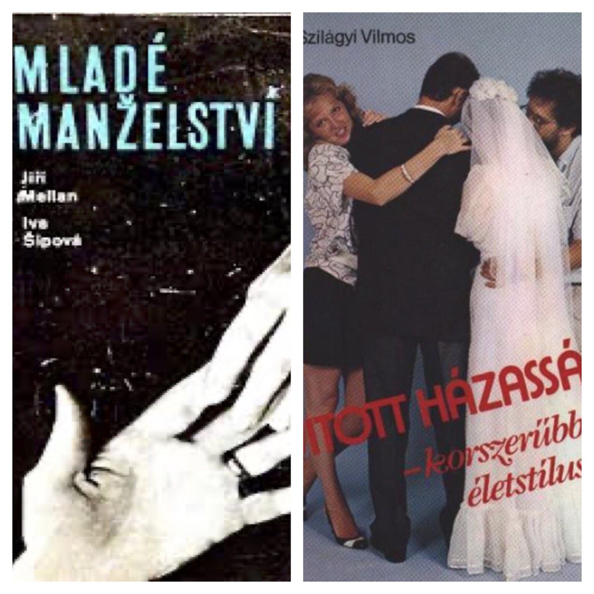 DuoDocentky's tweet photo. What kind of marriage and sex did people have during socialism? If you lived in 1970s Czechoslovakia, yours was the left-hand one. If in Hungary, then the right one. Spot the difference. And read more here https://t.co/RWvv12r7Cw https://t.co/izQwWgGWHn