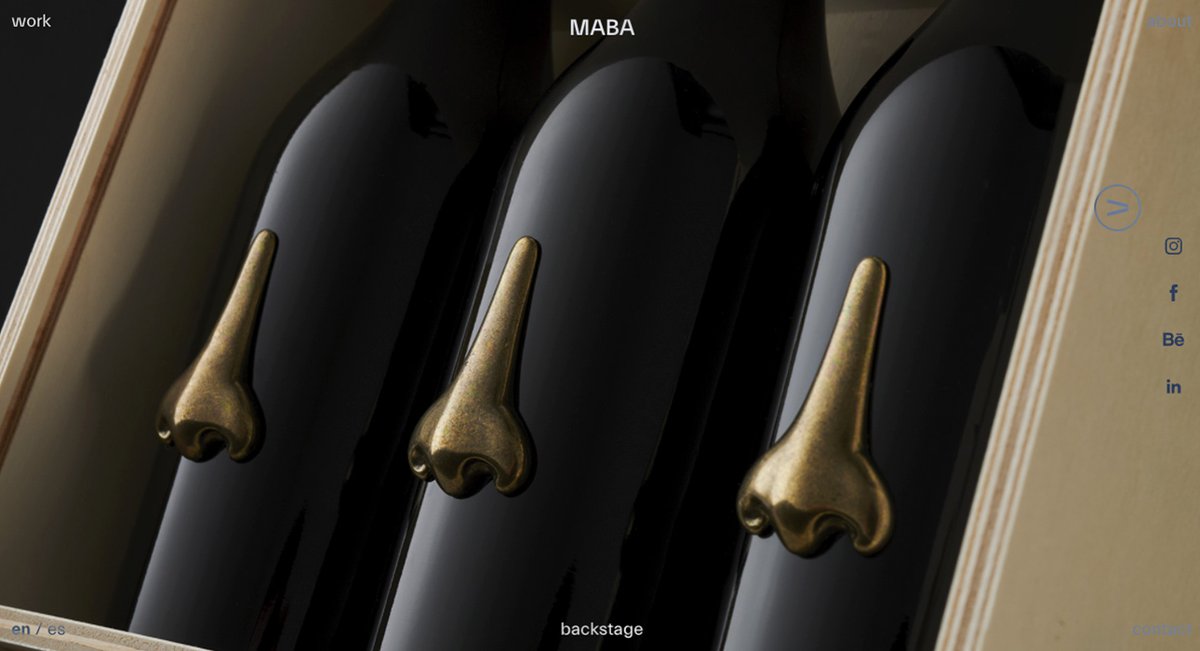awwwards's tweet photo. MABA by @Estudio_Maba &amp; Cállame (Spain) wins #SOTD &amp; #DEVAWARD

The official website of MABA. We are an agency of Branding, Packaging, Graphic Design &amp; Strategy. ⤵

https://t.co/KHVhbOwrRR #Portfolio #GSAP https://t.co/tSL4uh1E3a