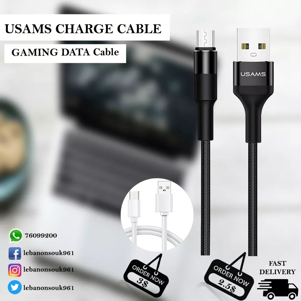 lebanonsouk961's tweet photo. Special #USAMS Ultimate GAMING DATA AND CHARGING CABLE !🔥
They deliver a professional performance.They're official!🤩
#lebanonsouk
#Lebanon https://t.co/wmDijMZwQw