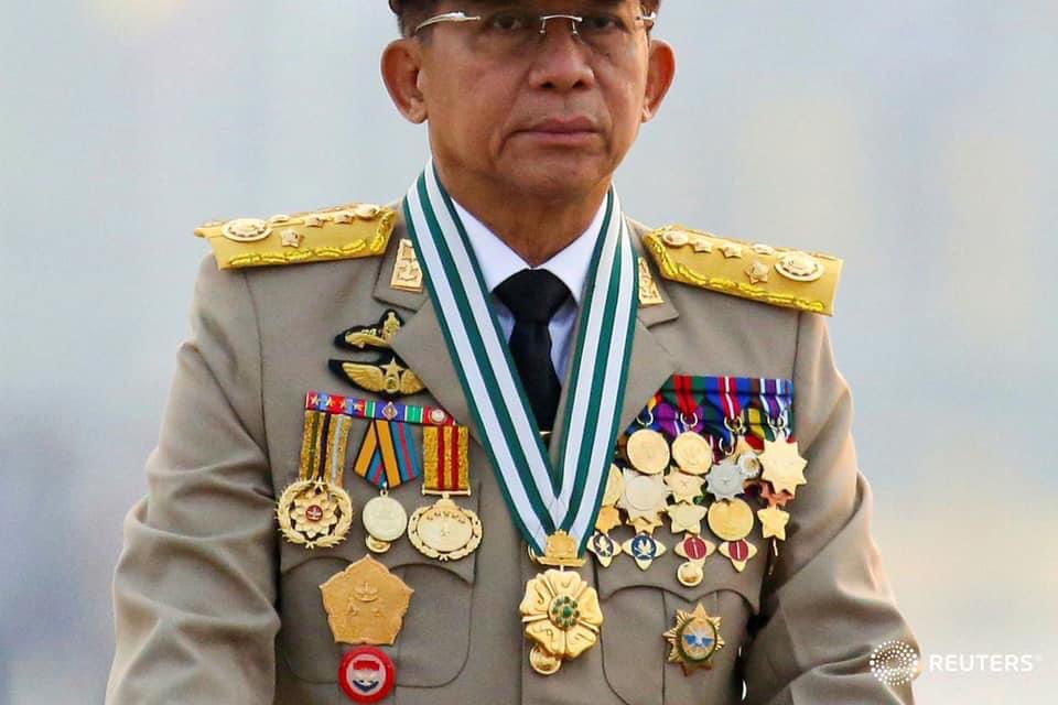 The Myanmar junta's forces have killed at least 16 people today - by some estimates it's already 22 - on a day junta leader Min Aung Hlaing said it was the military's job to protect the people reut.rs/3crSeLW #WhatsHappeningInMyanmar