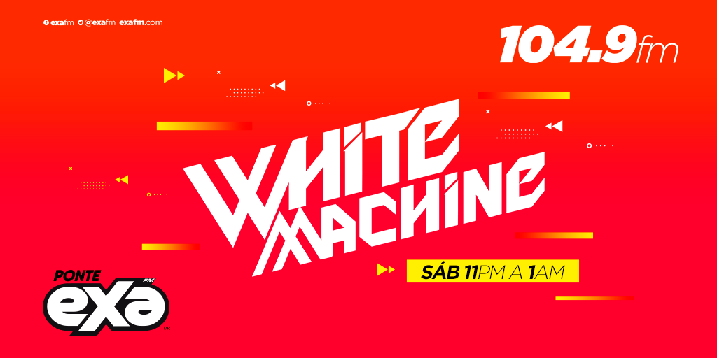 ExaFM's tweet photo. ¡Ya están @loswhitemachine al aire a través del 104.9 FM 📻! Tenemos la mejor música. 🎼
¡Acompáñanos hasta la 1:00am! 🙌🏻
📲 https://t.co/N9FMUnZkn1 https://t.co/4f5niC9qih