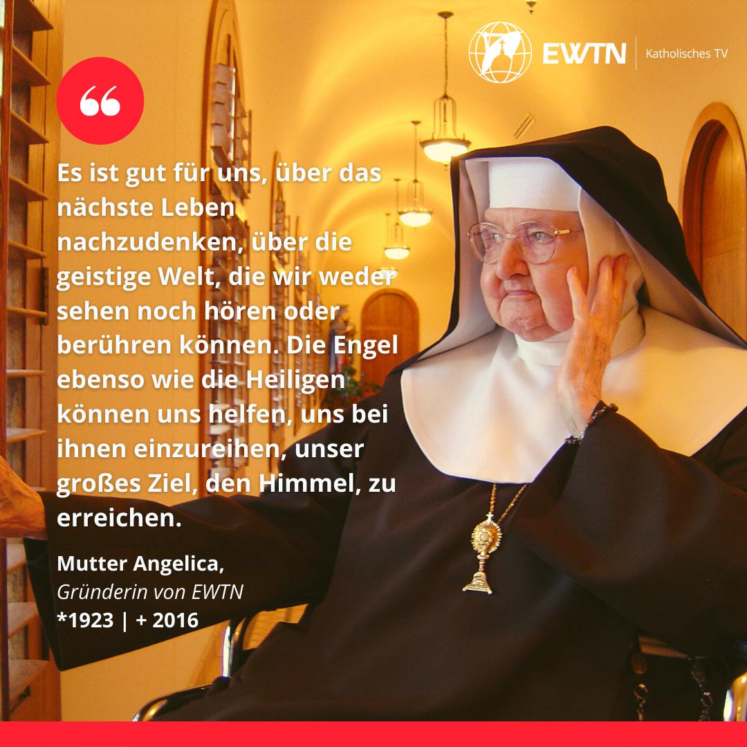 ewtnDE's tweet photo. Am Ostersonntag im Jahr 2016 verstarb unsere Gründerin Mutter Angelica. 
Ihr Vermächtnis ist unser Auftrag, unsere Mission. Gedenken wir ihr heute ganz besonders. Die Messe um 14h heute mit dt. Übersetzung.
#ewtntv #mutterangelica #sieistimhimmel #orapronobis https://t.co/GAVr4ejjos