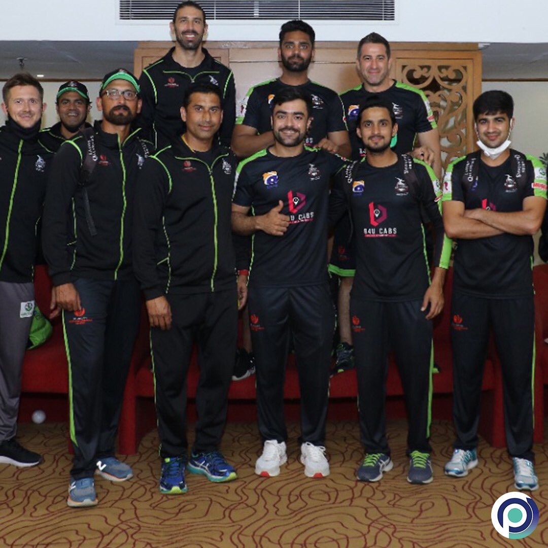 PhysioScienceUK's tweet photo. All smiles back at the hotel as the Lahore Qalandars say farewell to Rashid Khan. What a great experience working with a wonderful group of players and support staff. Hopefully the Qalandars will have a chance to continue their form! #psl #lahore #qalandars #physiotherapy #physio https://t.co/5OXN5Pri99