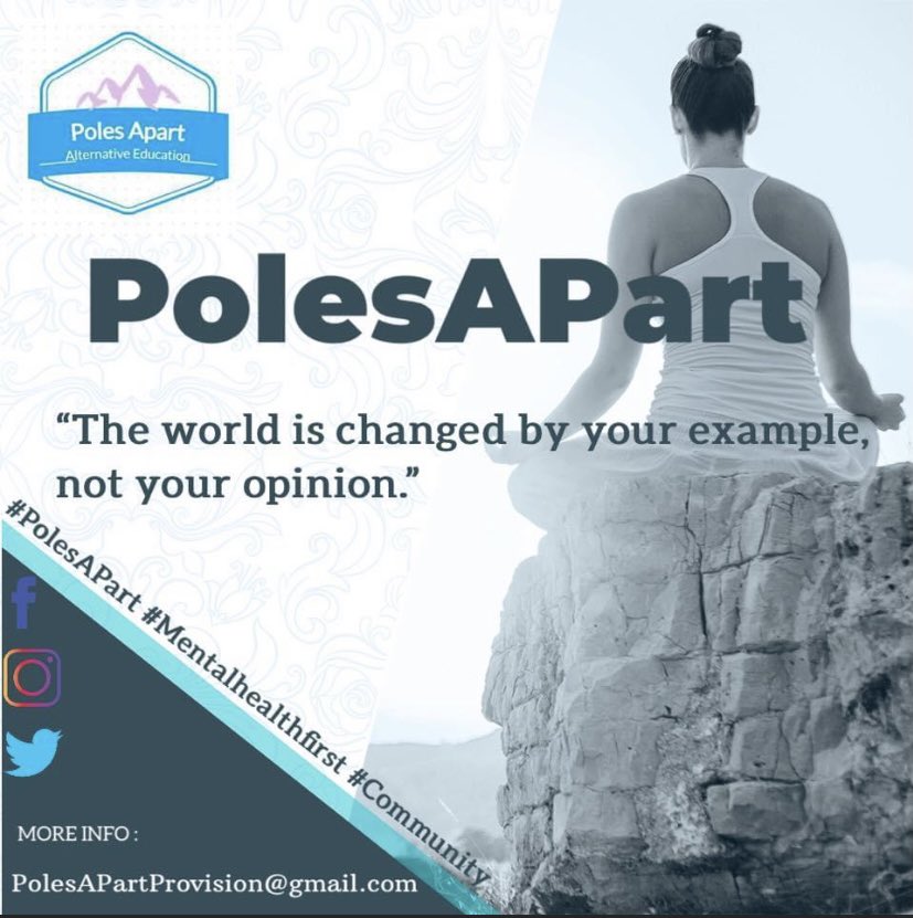 ApartPoles's tweet photo. #polesapart #MentalHealthMatters #Wellbeing #education #alternativeprovision #InThisTogether #MentalHealthAwareness https://t.co/OXhT4mX1O0