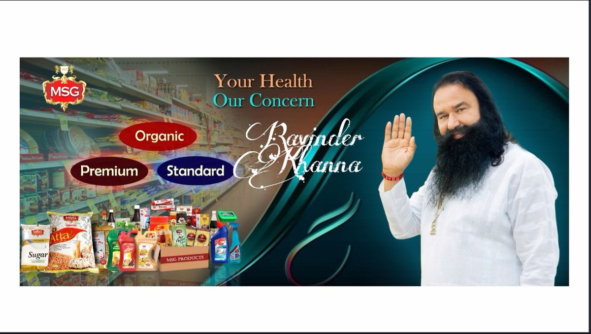 ravinde_khanna's tweet photo. #MSGProduct  
Saint Dr #Gurmeetramrahim singh ji insan says that in this era of tensions, if you wanna stay happy, then add MEDITATION to your #FridayFitness &amp; to your daily routine. By doing mediation millions of people are living a happy &amp; peaceful life 
#derasachasauda https://t.co/tvQ3INeddx