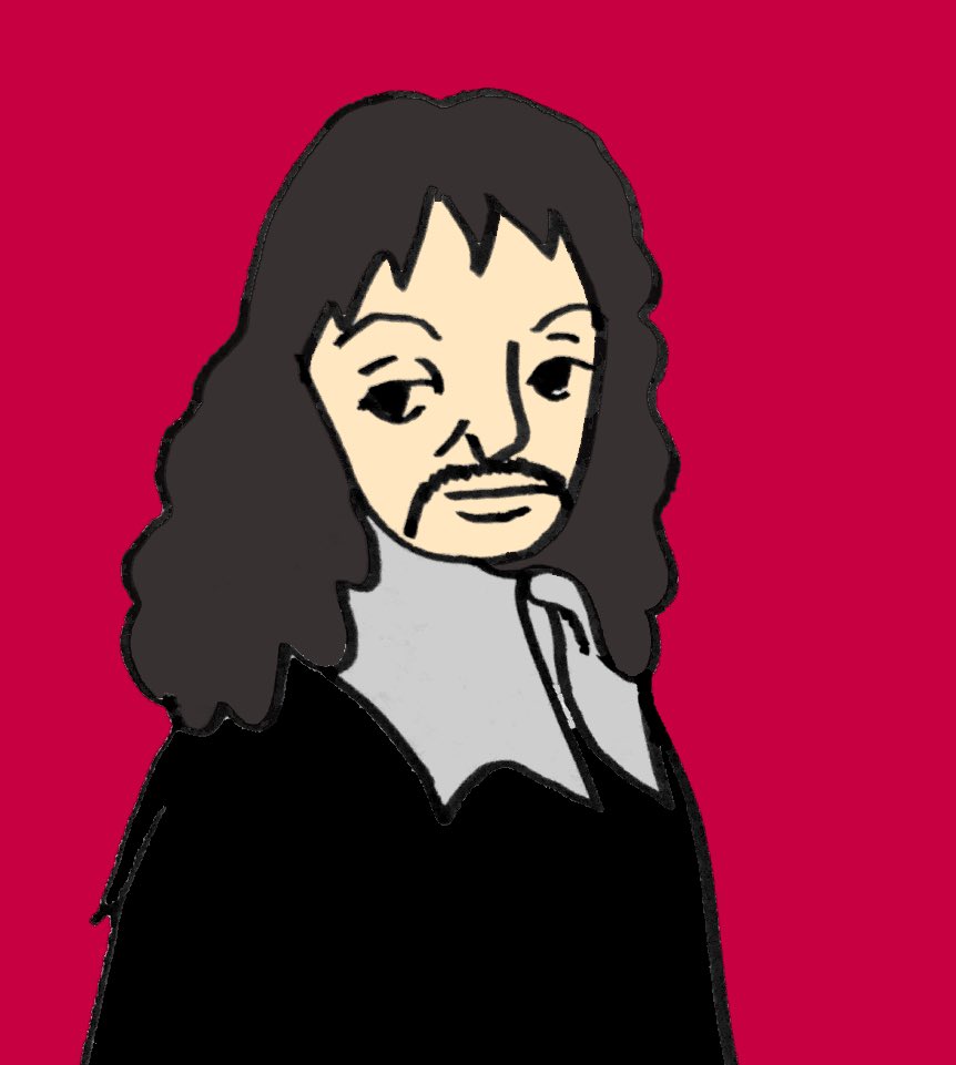 تويتر Masuko على تويتر 今日のイラスト ルネ デカルト 我思うゆえに 我あり Renedescartes デカルト イラスト 落書き Illustration 哲学者 T Co Idjrjdweyl