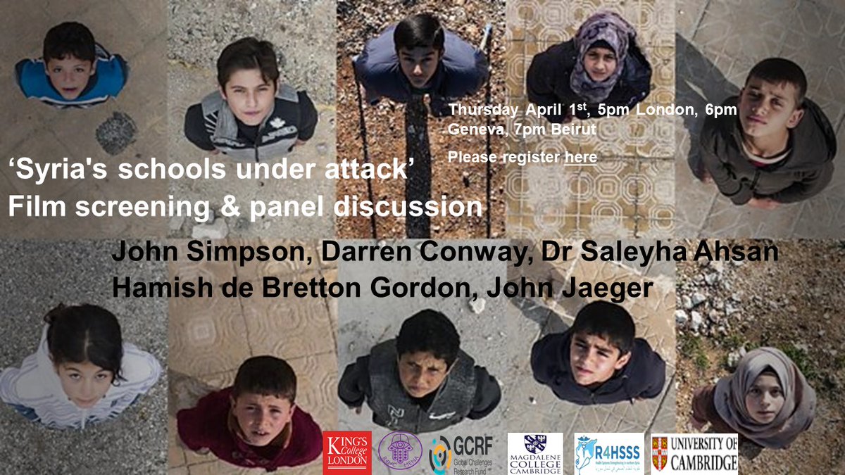 Saleyha Ahsan (@saleyhaahsan) on Twitter photo #Syria10 panel hosted by <a href="/JohnSimpsonNews/">John Simpson</a> with <a href="/dcinfocus/">dc</a> who made two important <a href="/BBCPanorama/">BBC Panorama</a> on impact of Syrian war on children, <a href="/HalaSystems/">Hala Systems</a> and <a href="/kareemekzayez/">Abdulkarim Ekzayez</a> <a href="/r4hcmena/">R4HC-MENA</a> <a href="/R4HSSS/">R4HSSS</a> and me. Watch the film and then join discussion. Please register us02web.zoom.us/webinar/regist… #Syria10 panel hosted by <a href="/JohnSimpsonNews/">John Simpson</a> with <a href="/dcinfocus/">dc</a> who made two important <a href="/BBCPanorama/">BBC Panorama</a> on impact of Syrian war on children, <a href="/HalaSystems/">Hala Systems</a> and <a href="/kareemekzayez/">Abdulkarim Ekzayez</a> <a href="/r4hcmena/">R4HC-MENA</a> <a href="/R4HSSS/">R4HSSS</a> and me. Watch the film and then join discussion. Please register us02web.zoom.us/webinar/regist…