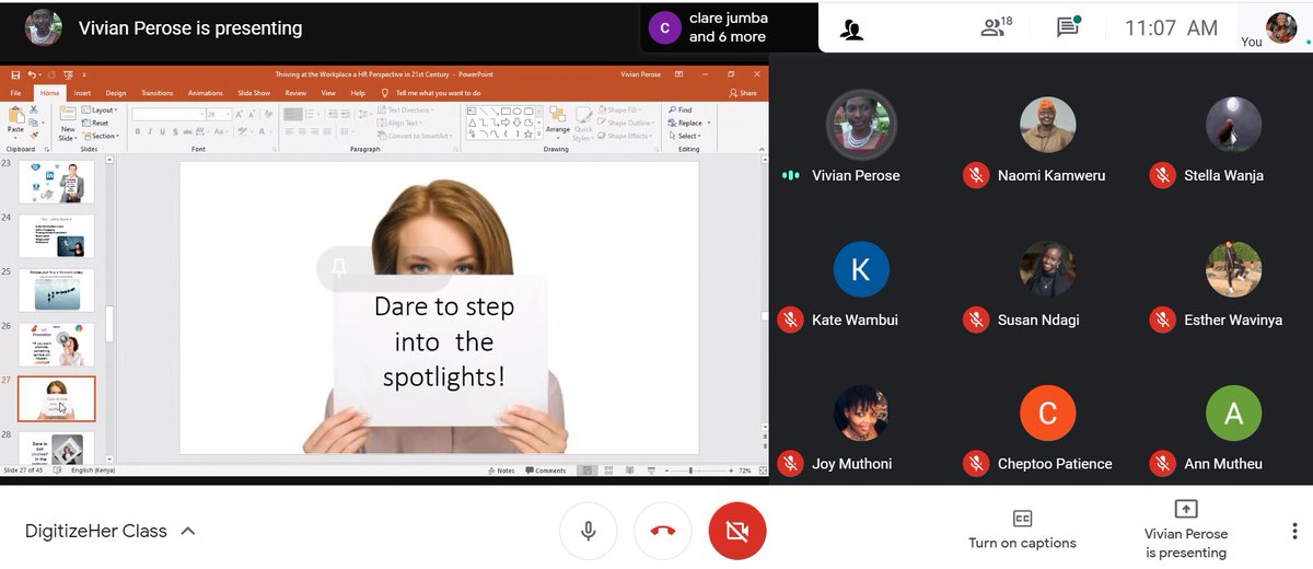 DigitizeHer's tweet photo. Ladies, as we position ourselves, we need to DARE to, #RaiseOurHandUp #DigitizeHer #WorkplaceReadinessProgram https://t.co/YZg9IL51i7