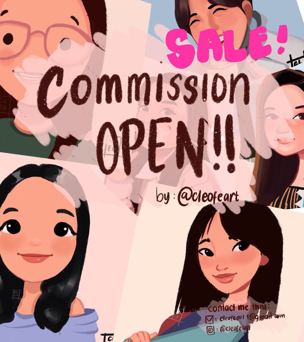 「COMMISSIONS OPEN DM me if you're interested or if you hav」cleoの漫画