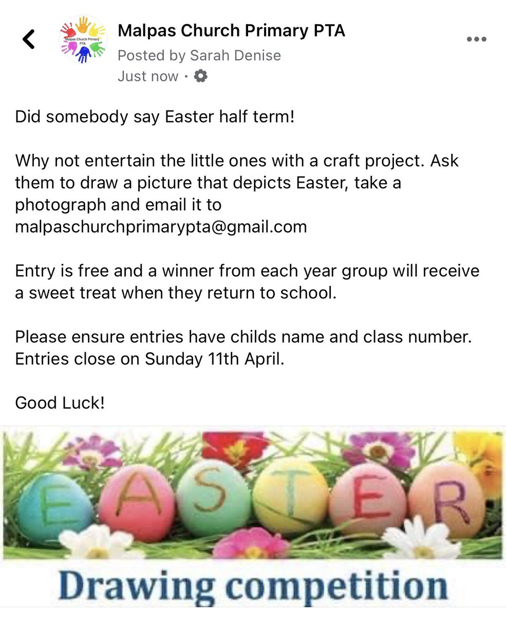 Malpas Church Primary PTA tweet media