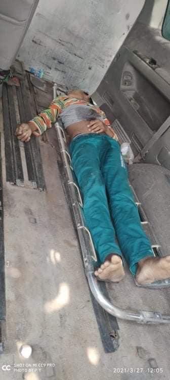 HninShweYi96's tweet photo. TW : Blood, Death
Today in ShweBo, the terrorist shooting killed a child about 9 years old.
ANTIFASCIST REVOLUTION
#AntiFascistRevolution2021
#Mar27Coup
#WhatsHappeningInMyanmar https://t.co/BgZzMMT5GB