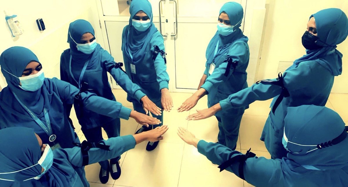 NashfaIbrahim11's tweet photo. #work2gether #beatCovid @mna_nurses @KerafaNaseem @HPA_MV @mma_mv @sunbrk @DhiyaresNews @VaguthuOnline @raajjemv @psmnewsmv https://t.co/8Me51kdNUe