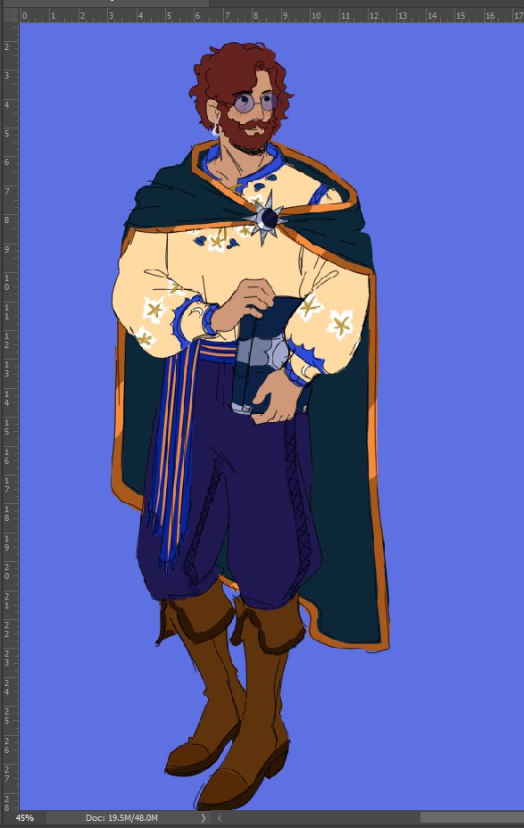 Decided to cave in and finally give my boy a slavic inspired outfit