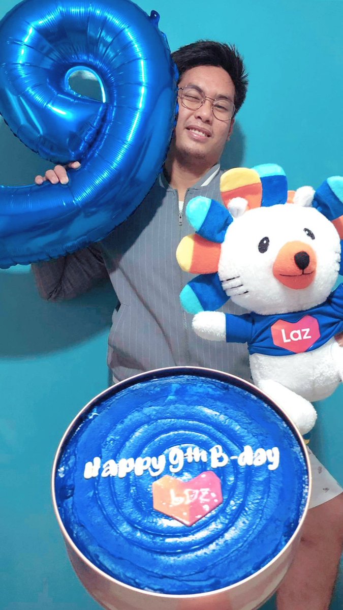 marcsteven24's tweet photo. Happy Birthday, Lazada! 💙🎉

#Lazada9Birthday 
#Lazada https://t.co/fTNSuG0bDU