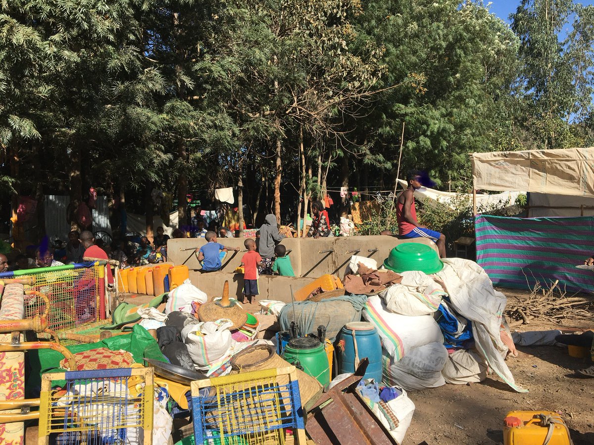 Covering #Ethiopia in past 5/6 yrs has meant effectively becoming a chronicler of human suffering. Talked to the displaced, victims of violence, surviovors from Bahirdar to Benishangul, Gedeo to TikurWuha to Burayu, Addis to Shire. Misery &amp; pain. 

Pics- Burayu, Gedio, Shire