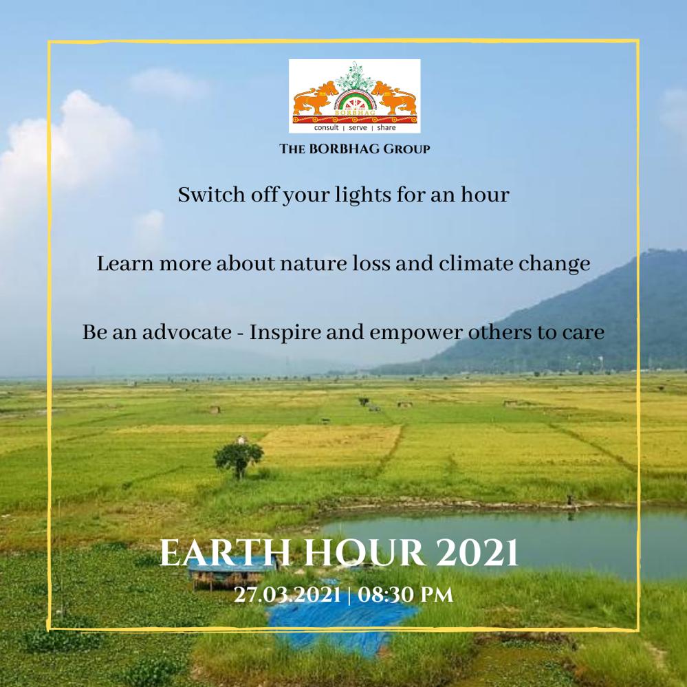 Pledging our support to put nature at the center &amp; encouraging each other to take small steps in achieving change.

If you want to walk fast, walk alone. But if you want to walk far, walk together.”
— Ratan Tata
#EarthHour2021