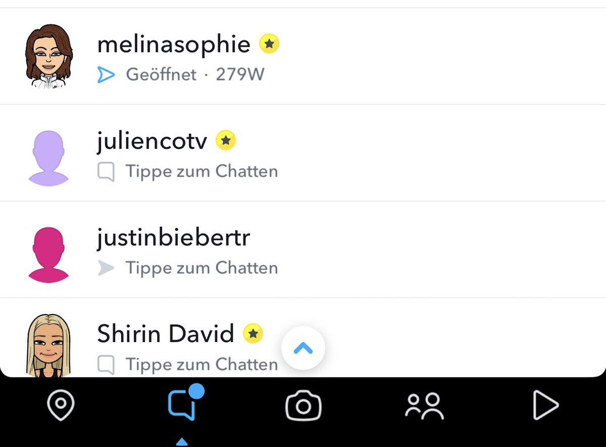 Ich sehe gerade das @MelinaSophie vor langer Zeit mal meinen snap geöffnet hat hahaha ich hoffe mein Teenager ich war nett