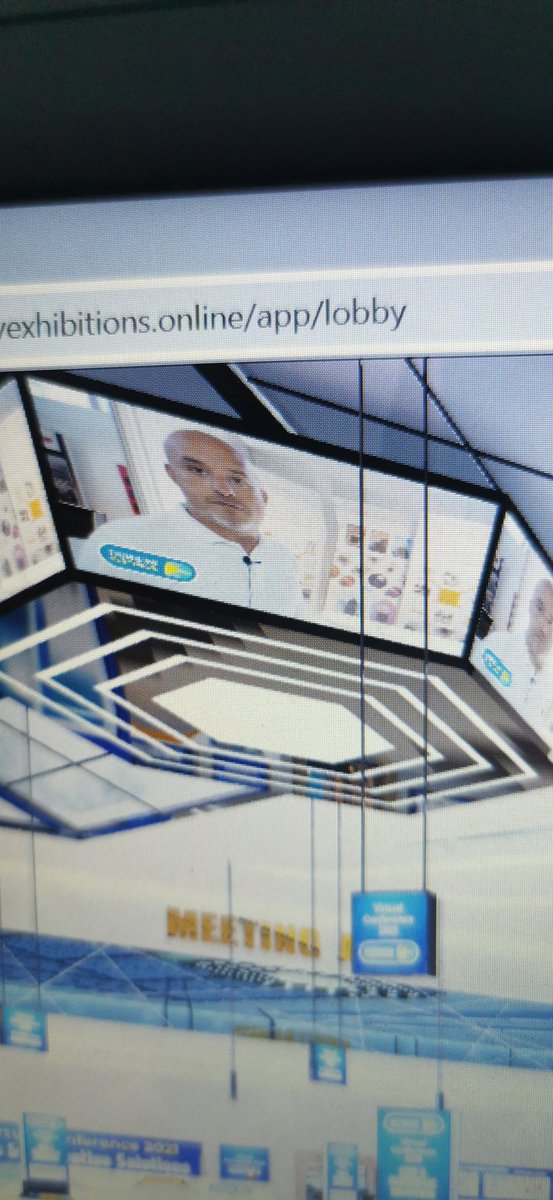 I walk in to a virtual exhibition lobby from <a href="/Vexhibitions1/">VEXHIBITIONS ONLINE | Virtual Exhibitions</a> and there is a video playing of me 🙊😵 I'm famous 😂😂