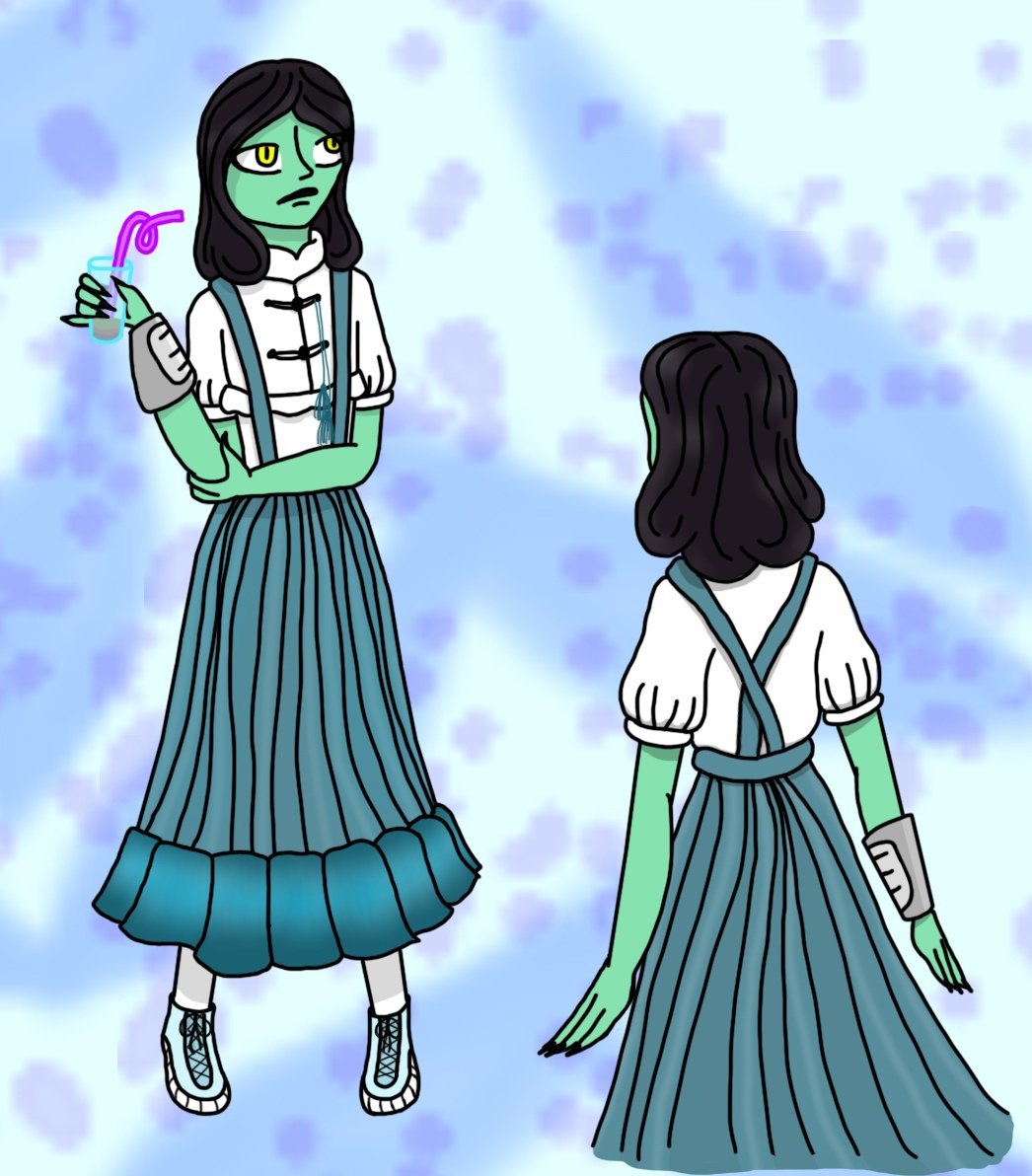 MariaAlie5's tweet photo. In short, I do not know why or why I drew Adelaide in a dress, but she looks very cute in it.
#Uniqueness #UniquenessArt #UniquenessАделаида #UniquenessAdelaide https://t.co/sAwy7TeD8K