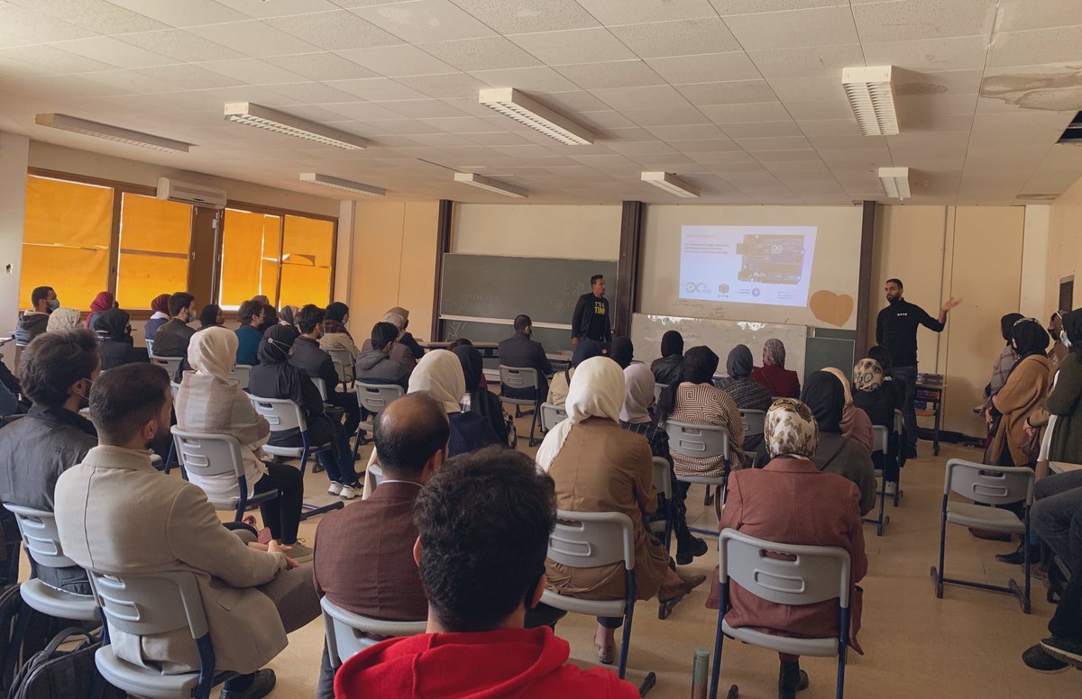 BYTE_NGO's tweet image. Happening Now
Arduino Day 2021
BYTE - University of Benghazi
#Benghazi #Libya 📍
#ArduinoD21
#ArduinoDay2021
