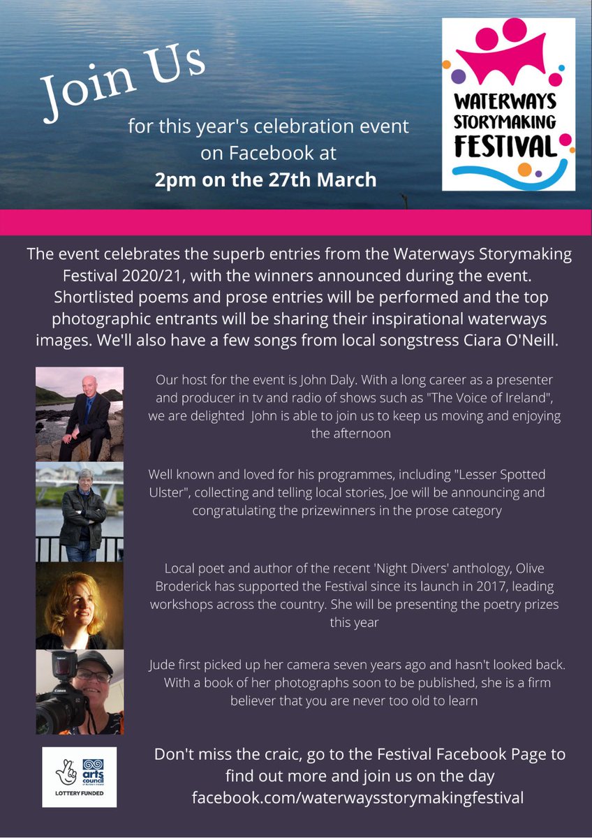 It may be the strangest of years but the annual celebration of artistic responses - including creative writing - to the presence of ‘river’ in our lives  is happening via Facebook today! The very best of luck to all. fb.me/e/23gpmD2iP