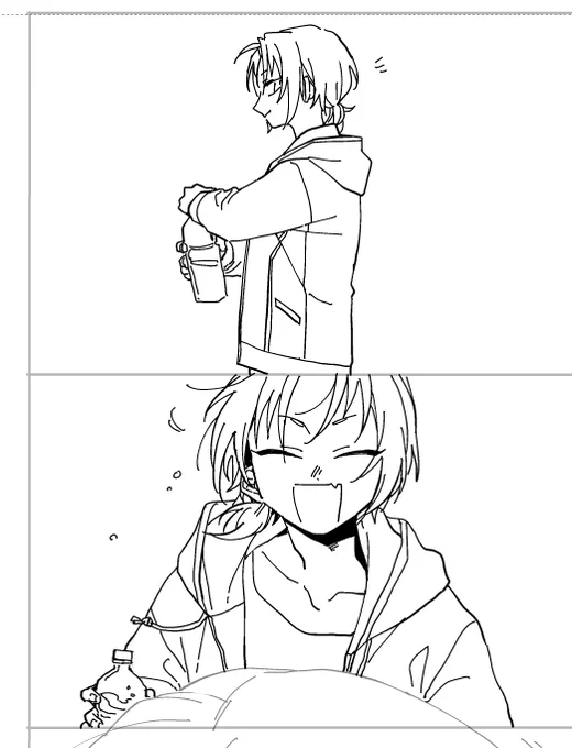 かけよってくるレぴ 