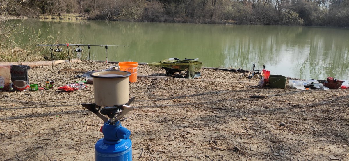 CarpSlo's tweet photo. Still waiting... but coffee is mandatory 😆😆
#carp #carpfishing #angling #fishig #fishinglife #ribolov #slovenia https://t.co/AeBM1tOe0T