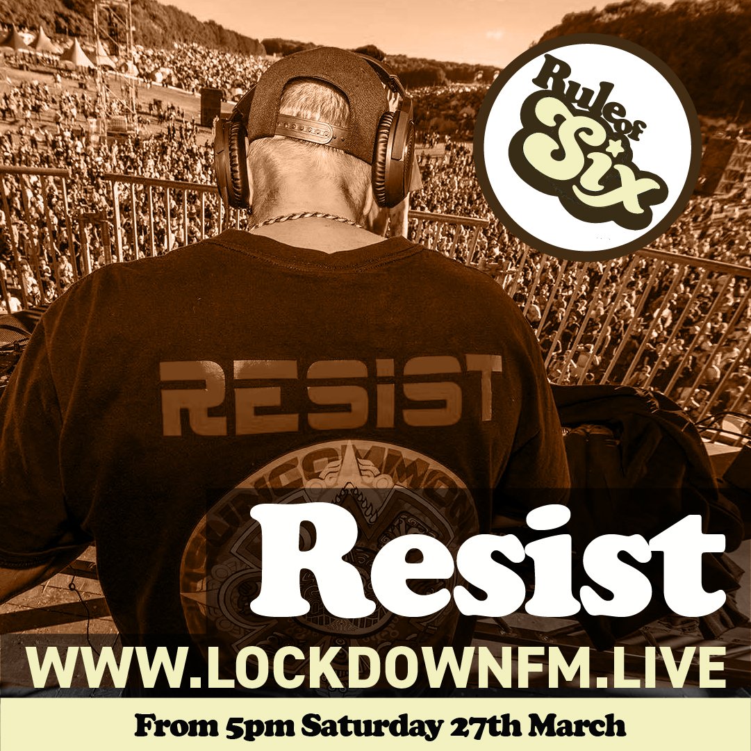 lockdownfm1's tweet photo. Resist is back armed with a box of classic old school breakbeats - this is gonna be the lockdown party set to end all party sets 10PM till late: https://t.co/0WbnqwHTlw #techno #rave #Livestream #live #radioshow #djs #freeparty #livemusic #radio #djs #House #housemusic #nuskool https://t.co/cZEI7pRG04