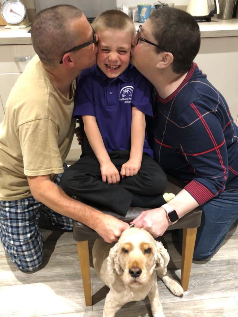 Andrea__Daley's tweet photo. This is Andrea’s husband Andy. You may not know that sadly Andrea lost her fight with cancer at Christmas. We miss her terribly but her legacy will continue through our son @Jacob_The_Pilot with his charity work and life journey to be a generally good person. Give him a follow 🙏🏼 https://t.co/MJMGvpVUFc