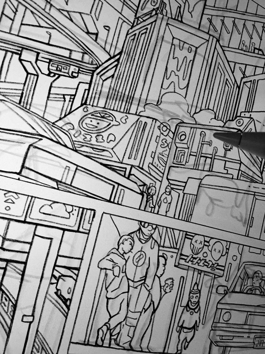 I've been working on this current page for the past 2 days and there's still a whole panel left to finish? 