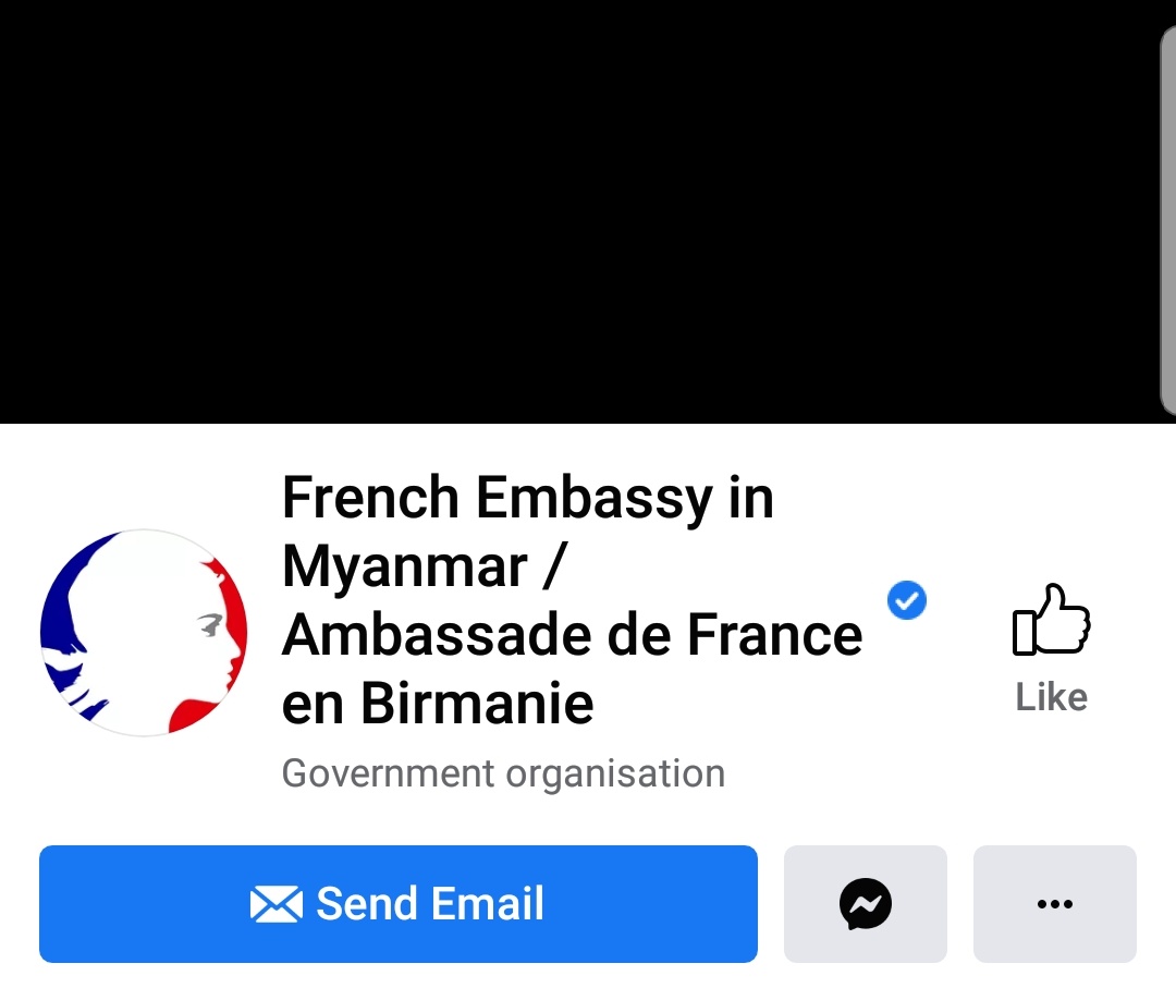 MayWongST's tweet photo. A few western embassies in #Myanmar have also now changed their #FB cover photo to black, presumably to stand with the protesters in the country, acknowledging the many who have been killed and injured since the #militarycoup began on Feb 1. #WhatsHappeningInMyanmar https://t.co/v5bBR9qHnL