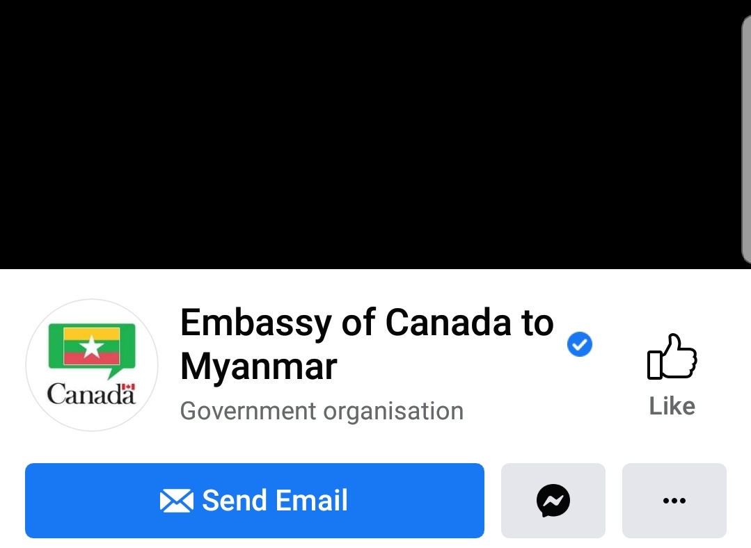MayWongST's tweet photo. A few western embassies in #Myanmar have also now changed their #FB cover photo to black, presumably to stand with the protesters in the country, acknowledging the many who have been killed and injured since the #militarycoup began on Feb 1. #WhatsHappeningInMyanmar https://t.co/v5bBR9qHnL