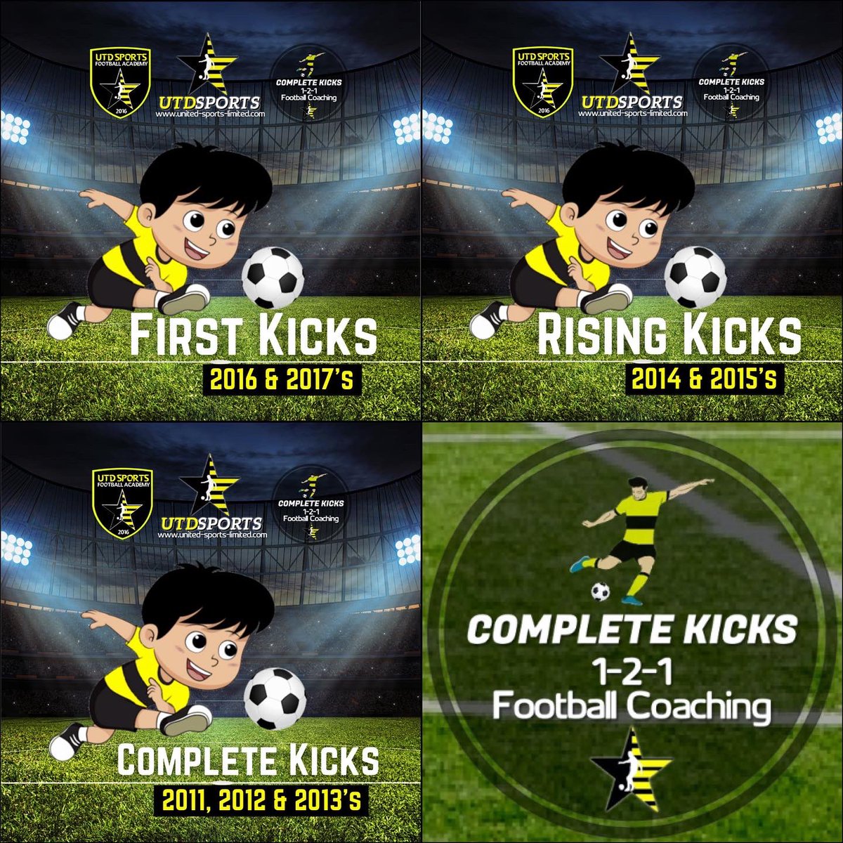 UTD_Sports's tweet photo. Just your usual Saturday ... 😎⚽️
⚽️ First Kicks - 9:30AM & 12:30PM
⚽️ Rising Kicks - 10:30AM & 1:30PM
⚽️ Complete Kicks - 11:30AM
Book here ➡️ https://t.co/H4OdALQiQz
.
.
#utdsports #firstkicks #risingkicks #completekicks #football #coaching #glasgow https://t.co/JEk5R2xAPf
