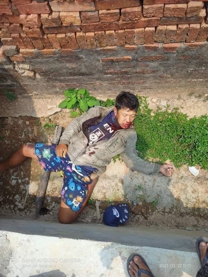 27.3.2021 😭😭 49 deaths 12:40 PM
Dear World
We don’t need Nobel. Just protect our children. Everyday bloodshed in the whole country!
#savemyanmarfrommilitarycoup 
#WhatsHappeningInMyanmar