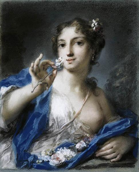 classical_nudes's tweet photo. If Spring is her, let it be eternal. Does it feel like spring where you are? No? Well, you can look at Spring by Rosalba Carriera currently kept safe at @state_hermitage 
Image obtaned from: https://t.co/7V6U4eNADg https://t.co/uHXTJXBEn9