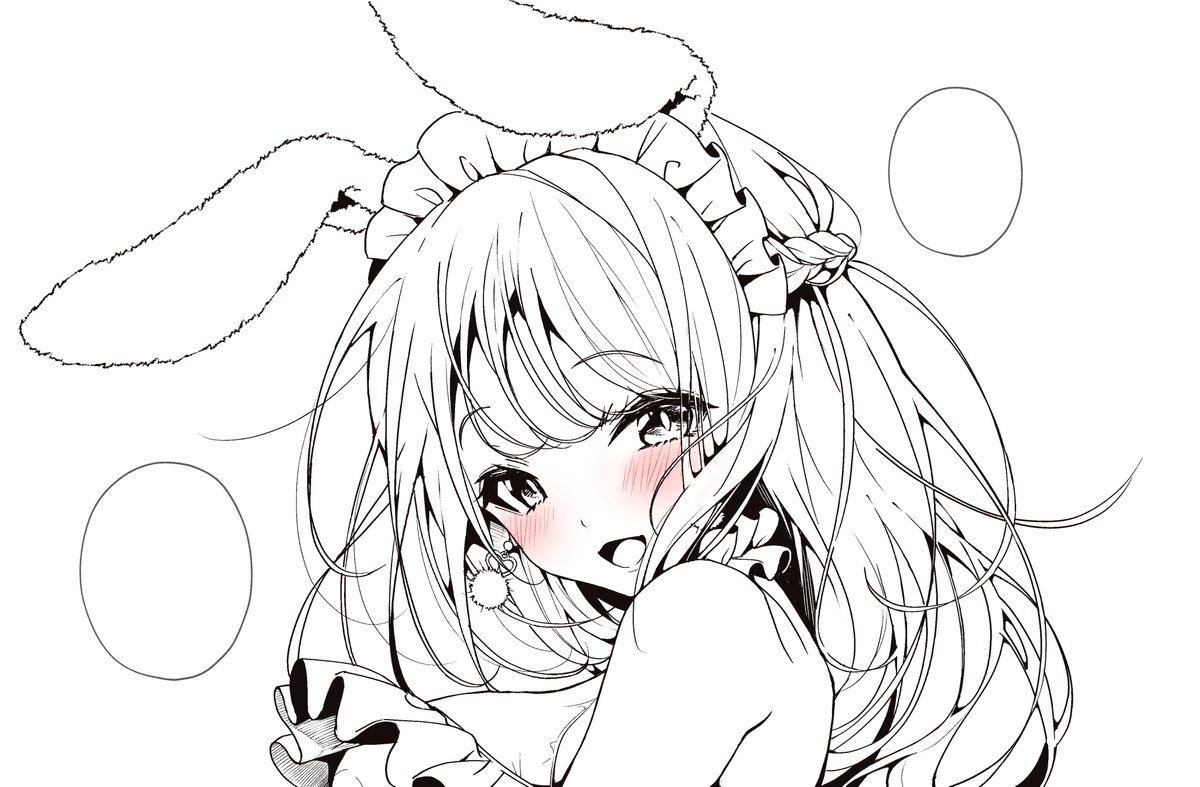 うさみみメイドちゃん🐰💋 