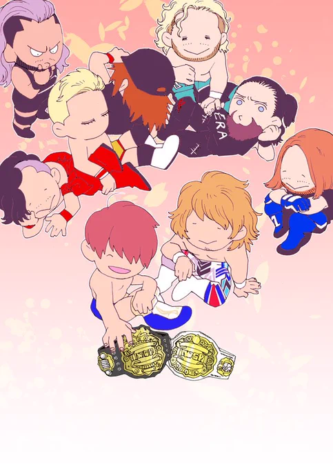 みんなの闘いを覚えている。ずっと楽しかったし、これからもきっと楽しい。 #njSG #njpwfanart #njpw 