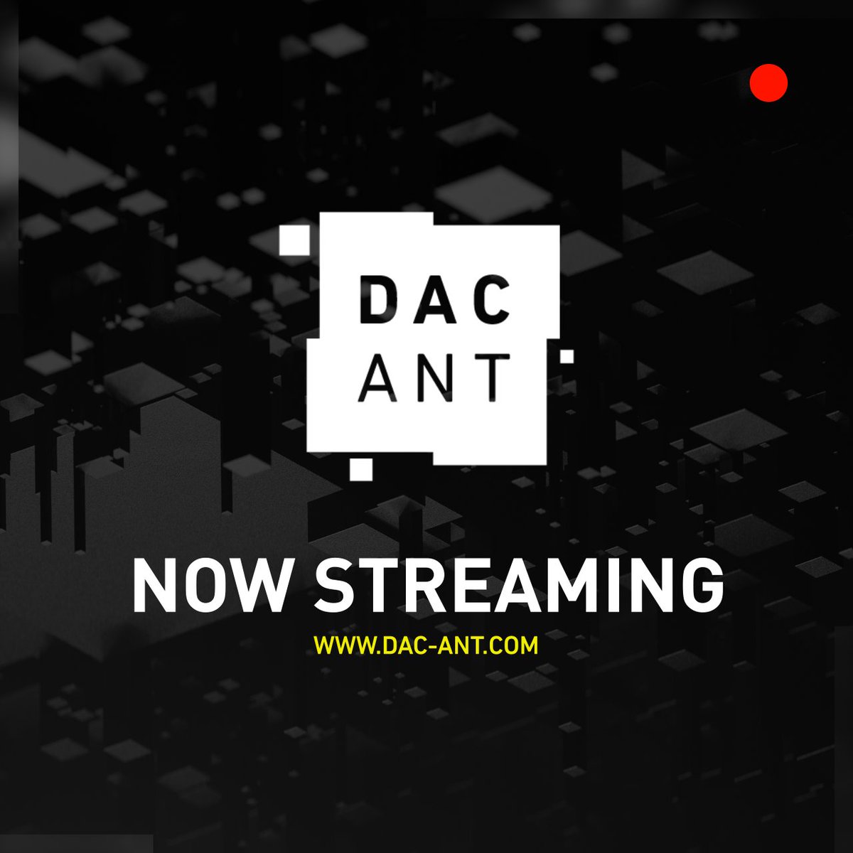 We're live!

Join our stream :)
 dac-ant.com

#dacant #conference #digitalart #art #b3d #design #3d #motiondesign #motion #mograph