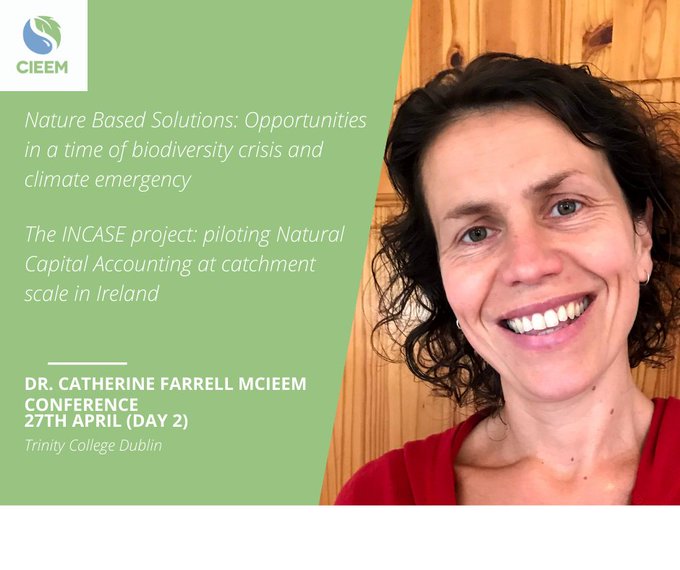 IncaseProject's tweet image. NEWS: Dr Catherine Farrell @seewilkie will give a presentation @CIEEMnet #NatureBasedSolutions conference on 20th &amp;amp; 27th April, talking about our #INCASEproject to pilot #NaturalCapital accounting in Ireland. 
 
Find out more: ow.ly/iobn50E9XY7