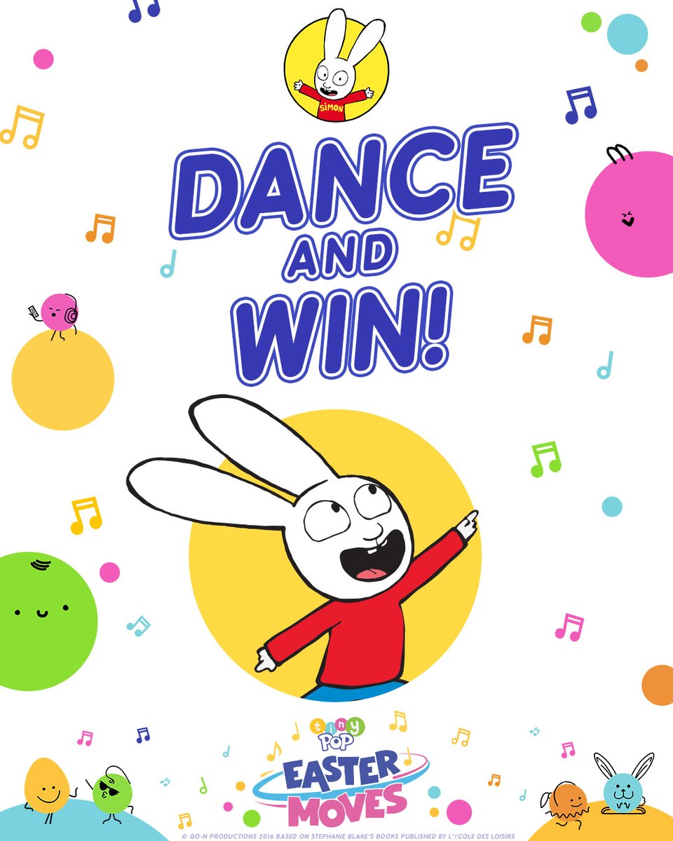 TinyPopTV's tweet photo. ๐ต Here comes Simon, here comes Simon ๐ต
Does your little one love to dance along to the Tiny POP shows? ๐คฉ Join our Easter celebrations by showing off your little ones best moves to their favourite Tiny POP show songs! ๐๐๐ #EASTERMOVES https://t.co/u6PYfSYJ54