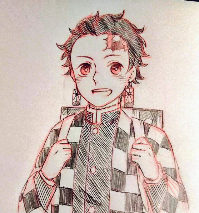 #このタグを見た人は推しの初描きと現在の絵を載せる
変わったかもしれない 