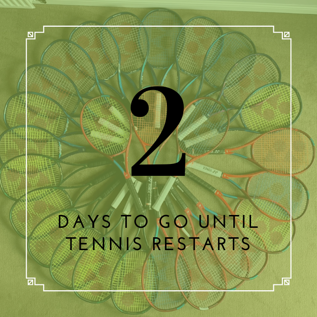 AATennis4's tweet photo. 2 more days... 

#almostthere #returntotennis https://t.co/oHK7RQRqj5